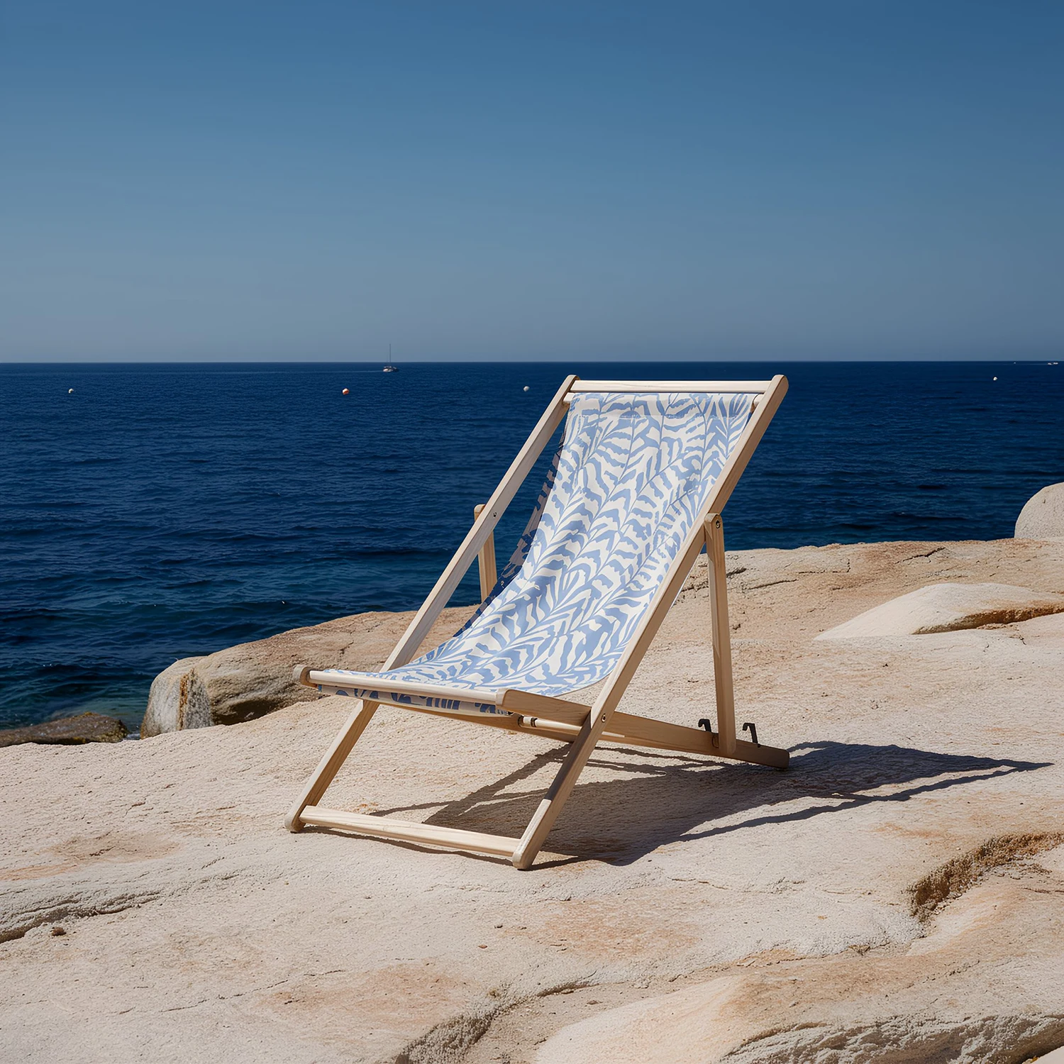 Chilienne Dolce Vita, couleur collaboration Bleu Soleil / Maison Azura. Bleu Soleil, l'esprit Méditerranée.